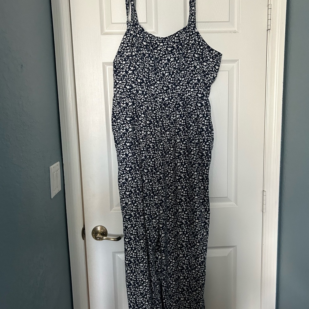 Floral Print Jumpsuit